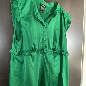 Green sleeveless top